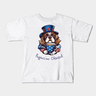 Puppuccino Obsessed Kids T-Shirt